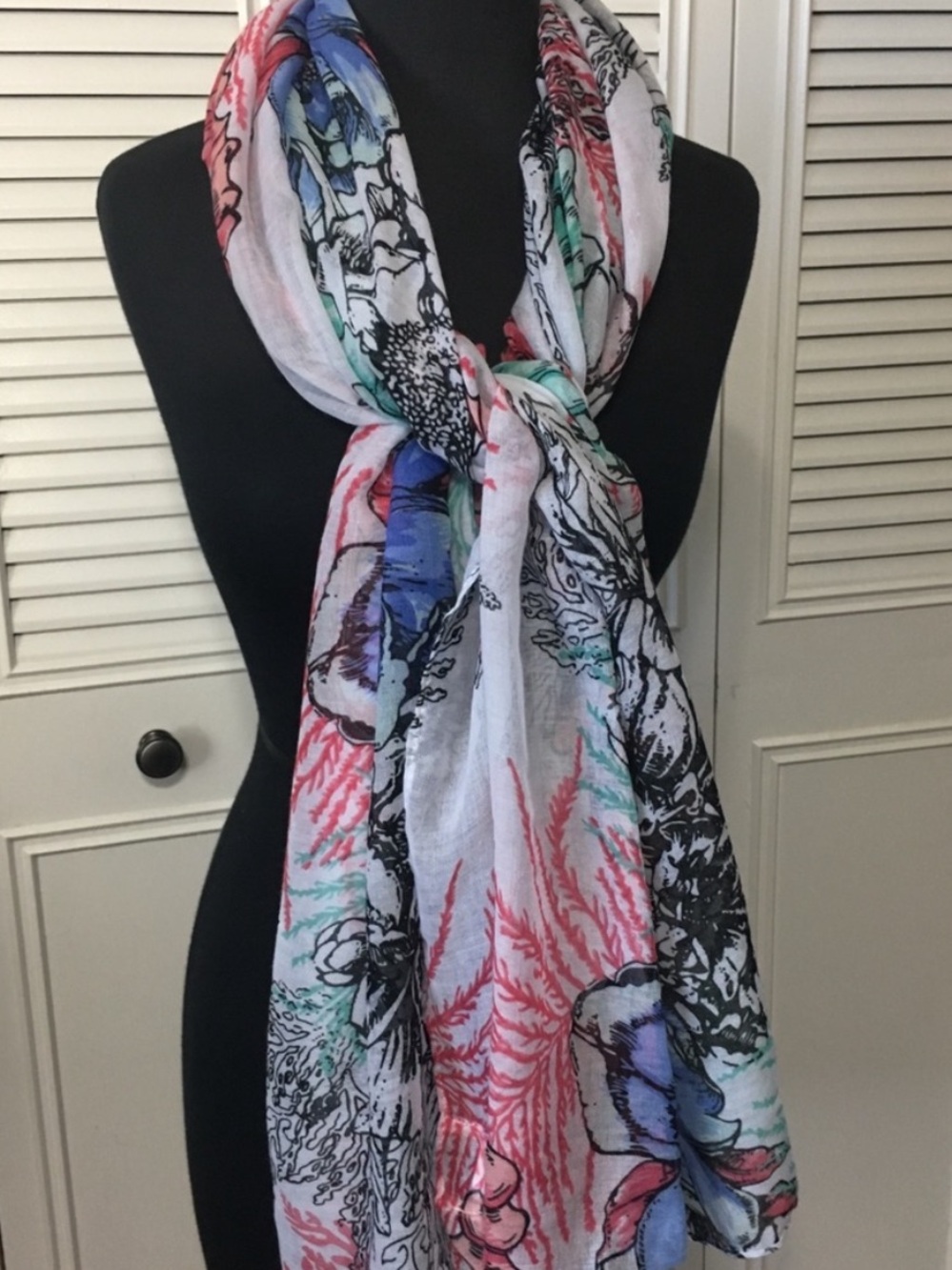 The Accessory Collective Floral Scarf
